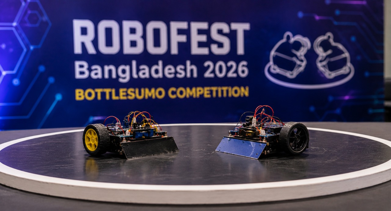 BottleSumo — Robofest Bangladesh 2026 local round